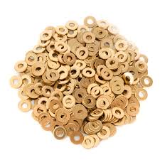 British Association (BA) Brass Flat Washers 50 Pack