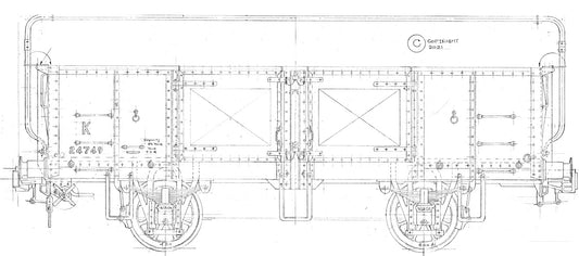 NSW K Truck Plans 5" Gauge by Ernest Winter