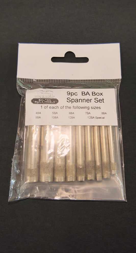 9pc BA Box Spanner Set