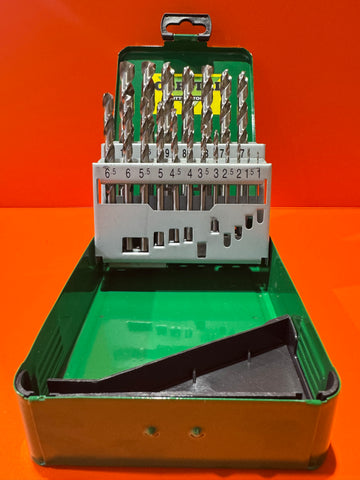 HSS Drill Set 1.0mm - 10.0mm in 0.5mm Rises