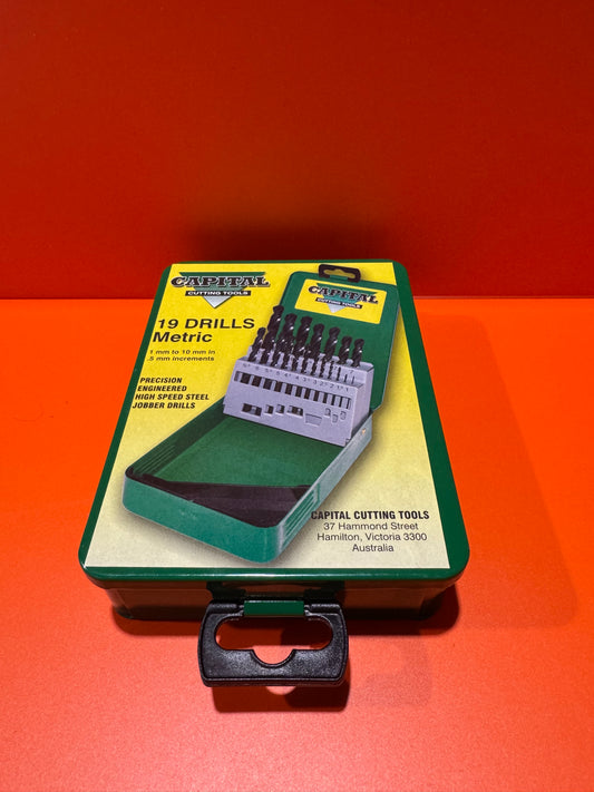 HSS Drill Set 1.0mm - 10.0mm in 0.5mm Rises